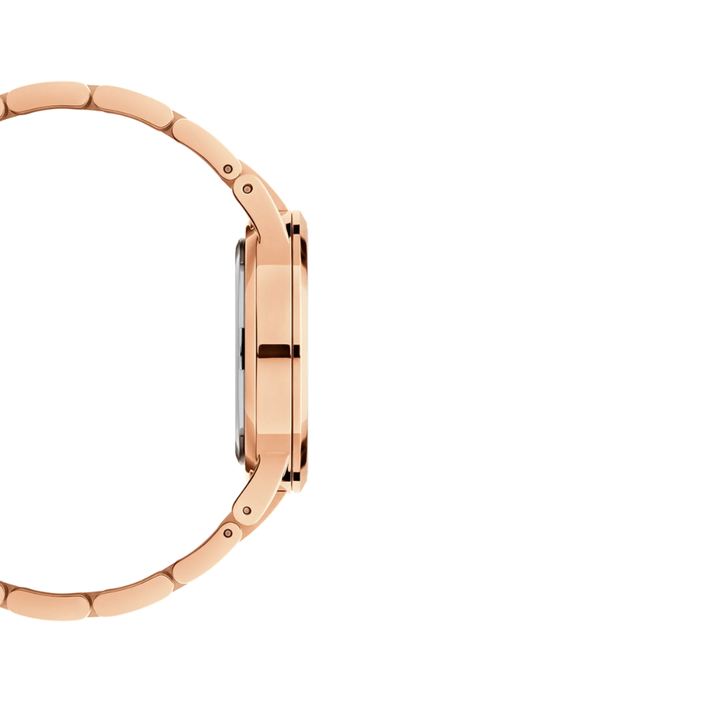 DW Iconic Link Woman's Watch in Rose Gold/White - 40mm