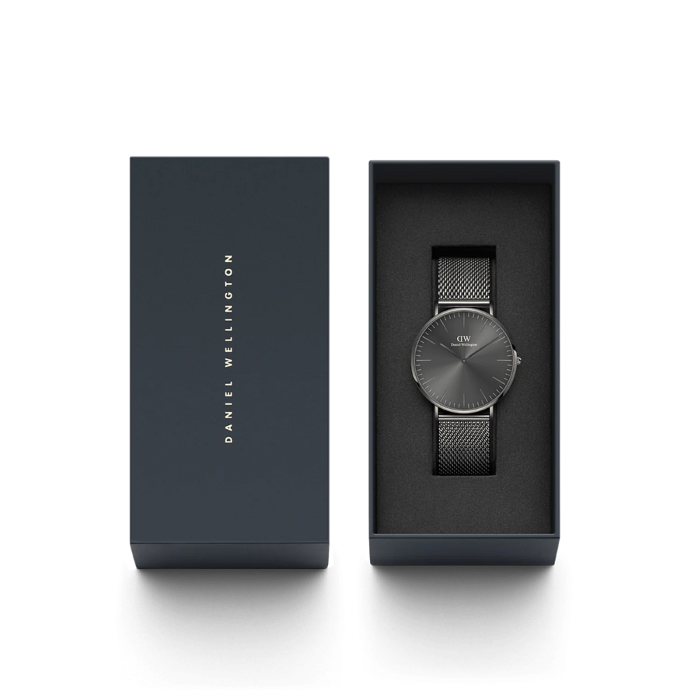 DW Classic Mesh Graphite Watch