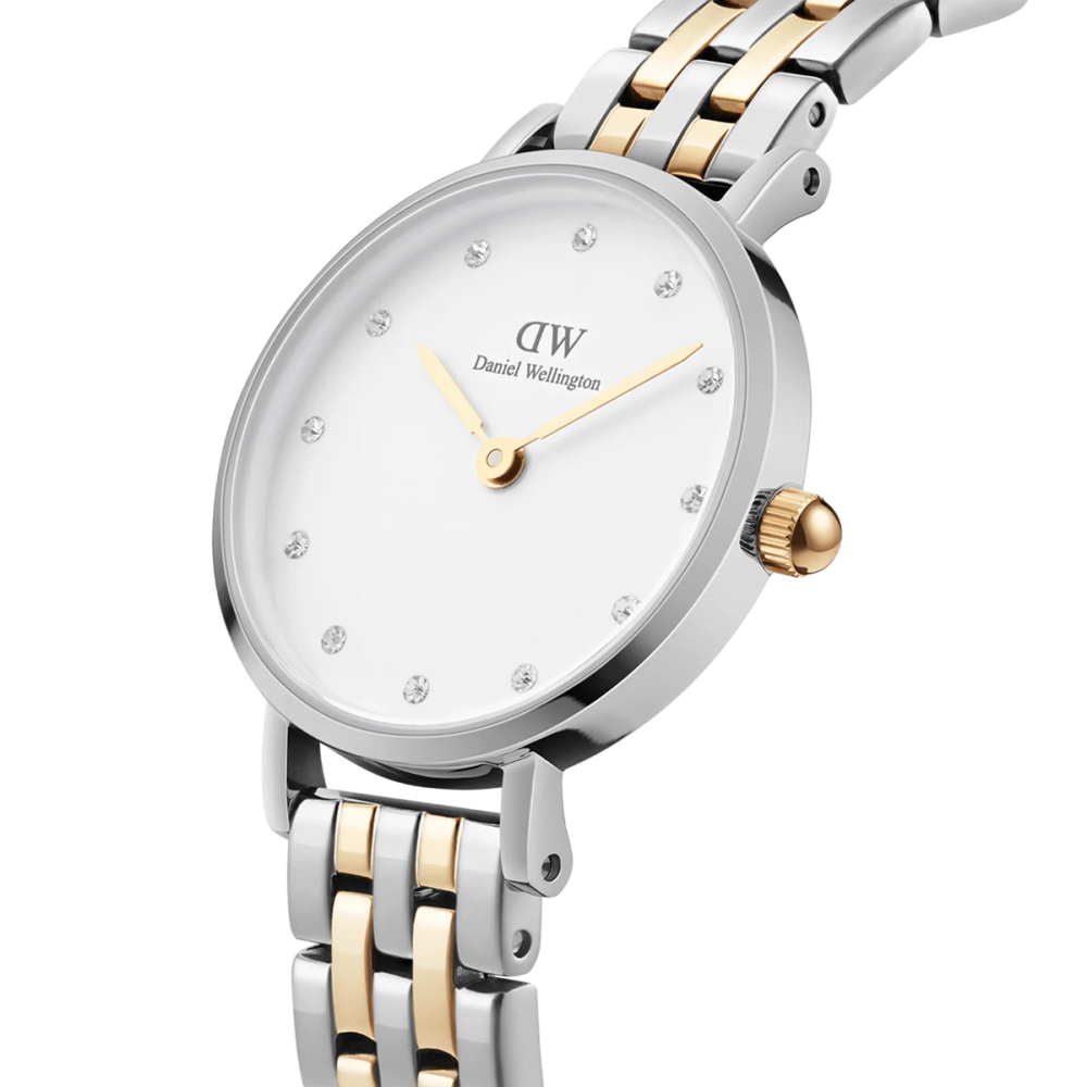 DW Petite Lumine 5-Link Two-Tone Watch