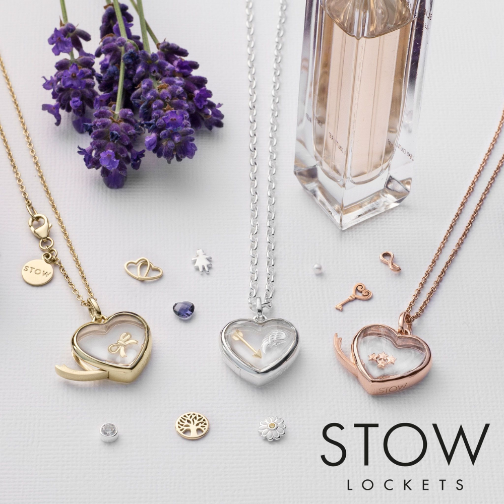 STOW Medium 9ct Rose Gold Heart Locket