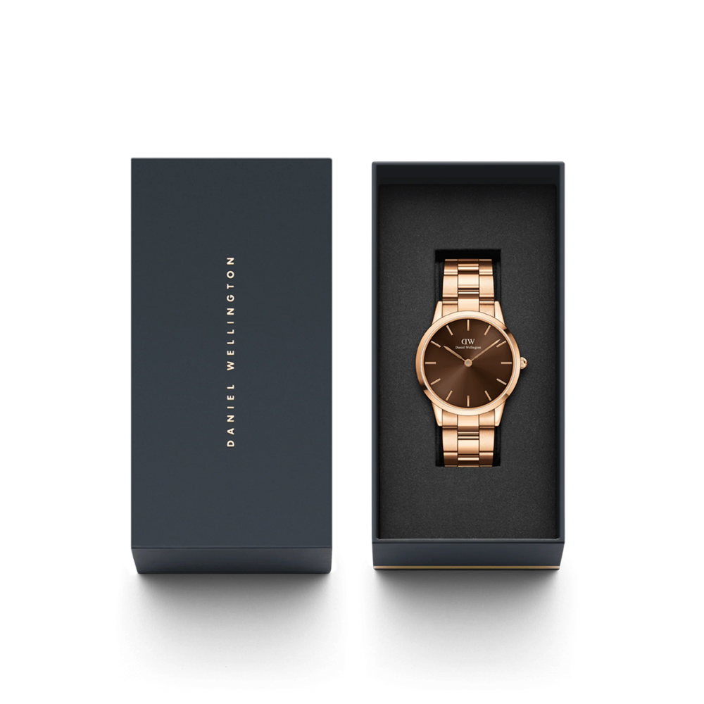 DW Iconic Link Amber Watch