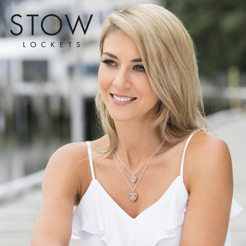 STOW Sterling Silver & CZ Lucky Key Charm (Freedom)