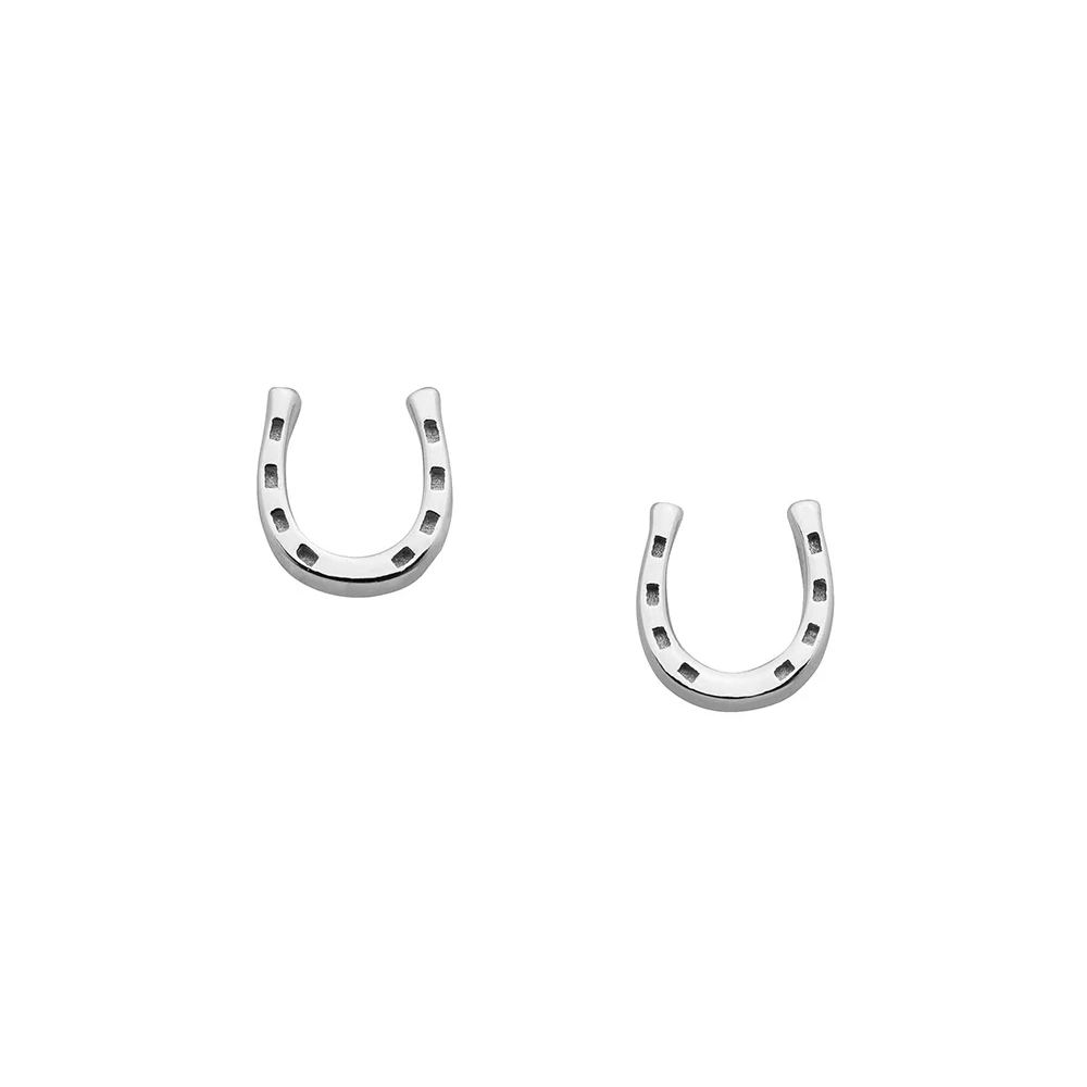 Karen Walker Silver Mini Horseshoes Studs