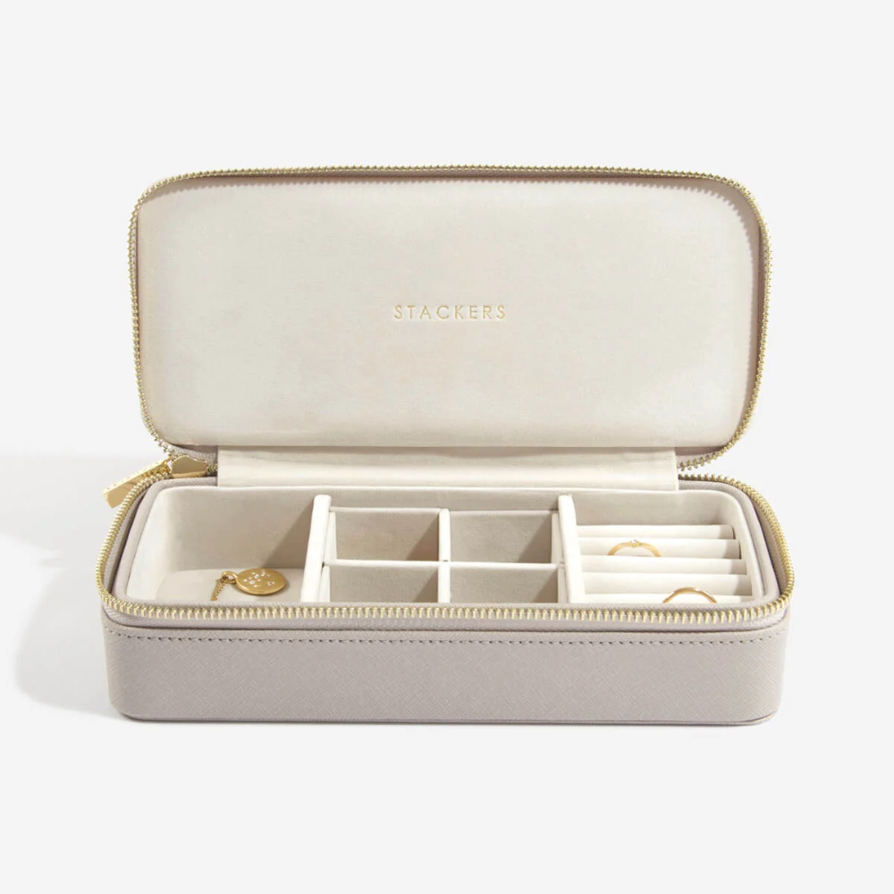 Stackers Taupe Large Travel Jewellery Box