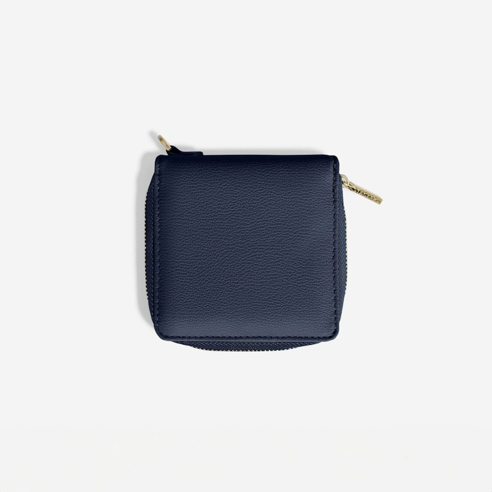 Stackers Navy Blue Compact Jewellery Wallet