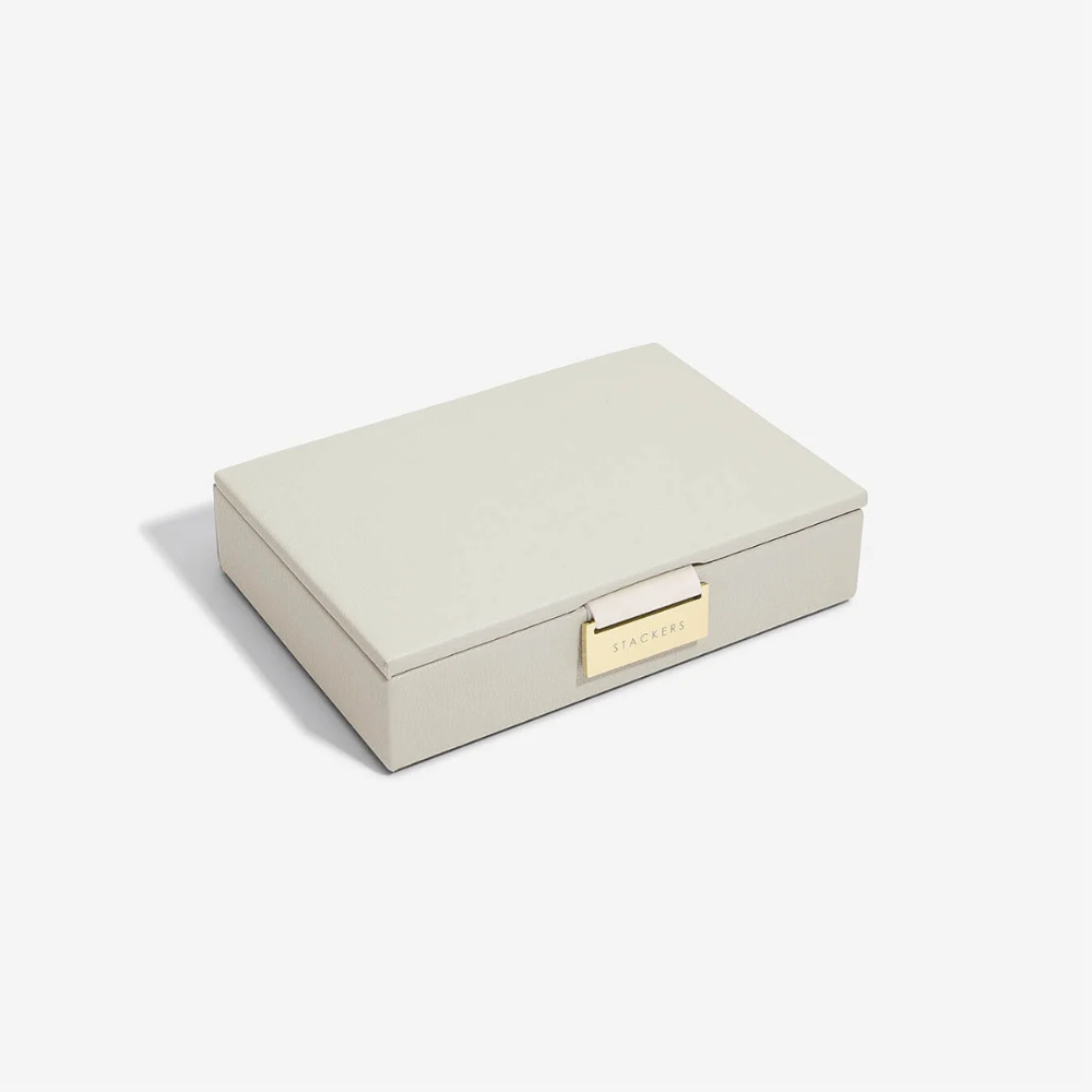 Stackers Oatmeal Mini Jewellery Box