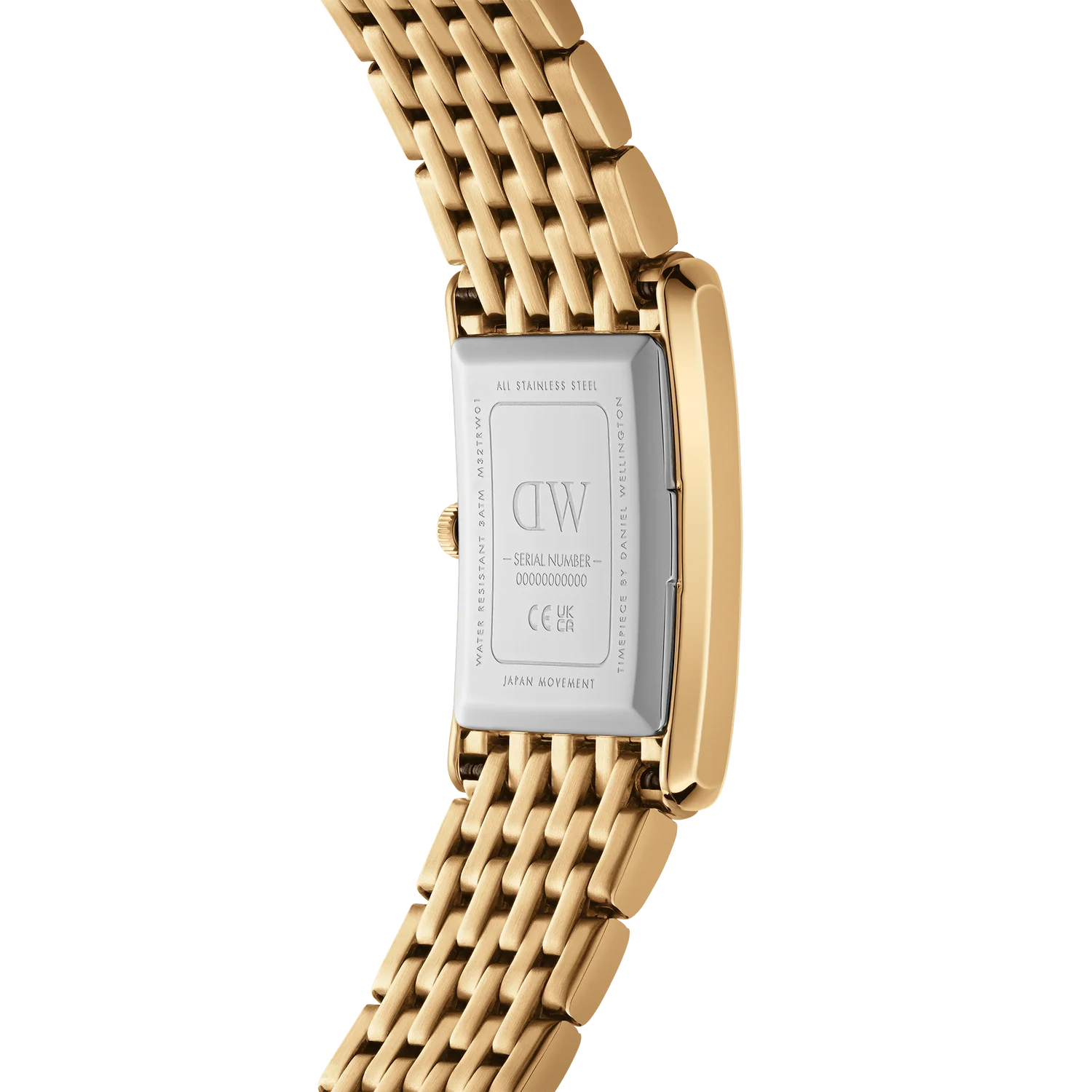 DW Bound 9-Link Watch in Gold/White - 32x22mm