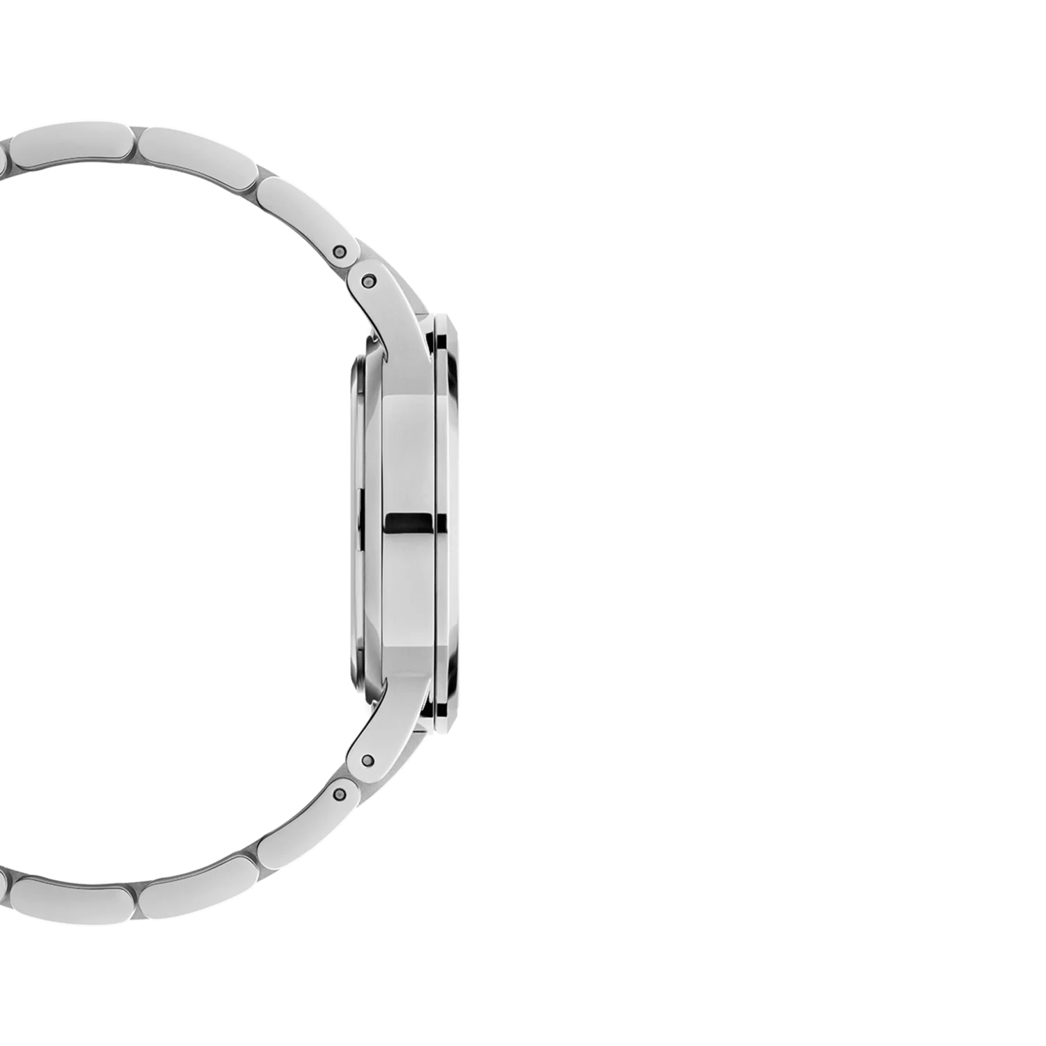 DW Iconic Link Watch in Silver/White - 40mm