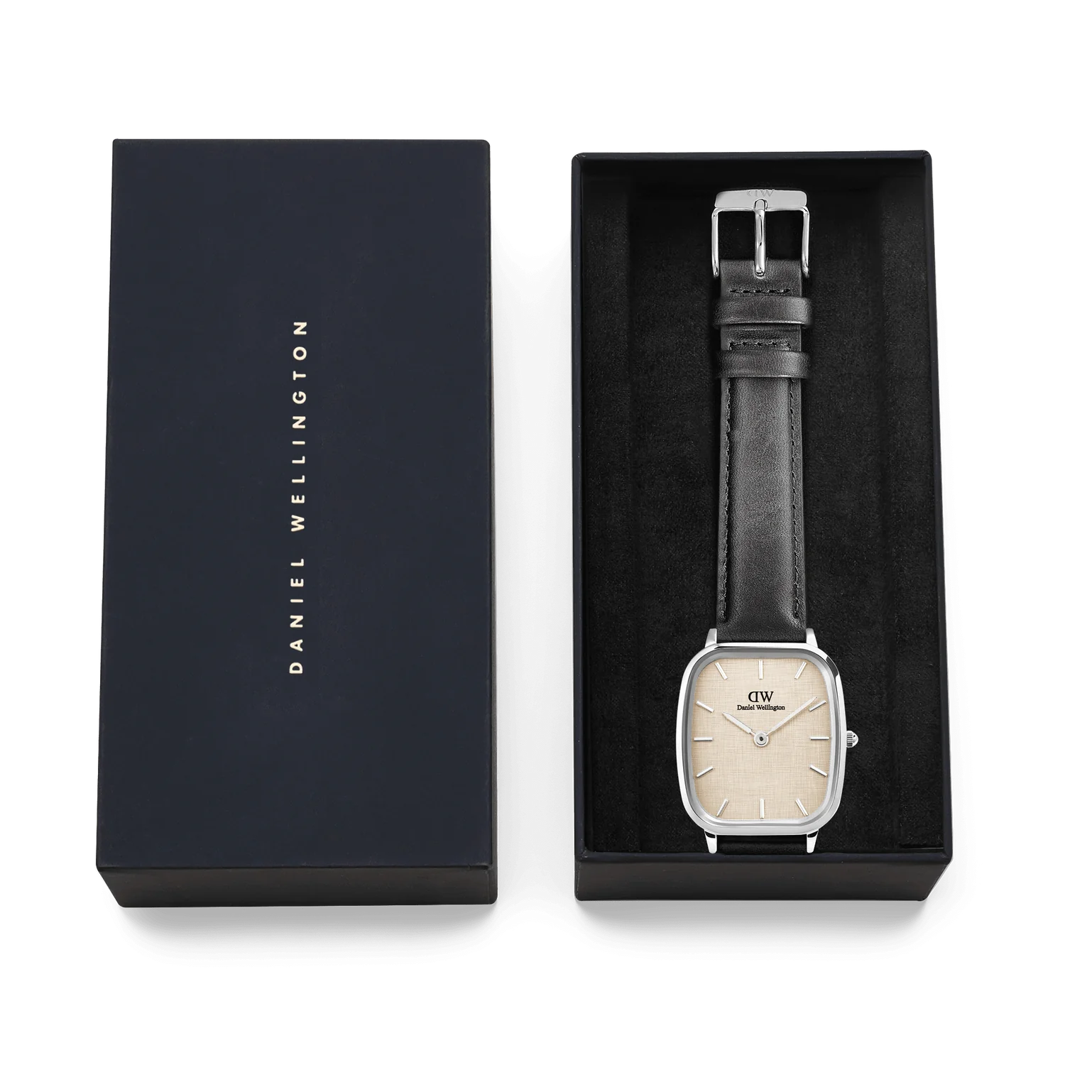 DW Marlon Sheffield Watch in Linen/Sheffield - 32mmx36.3mm
