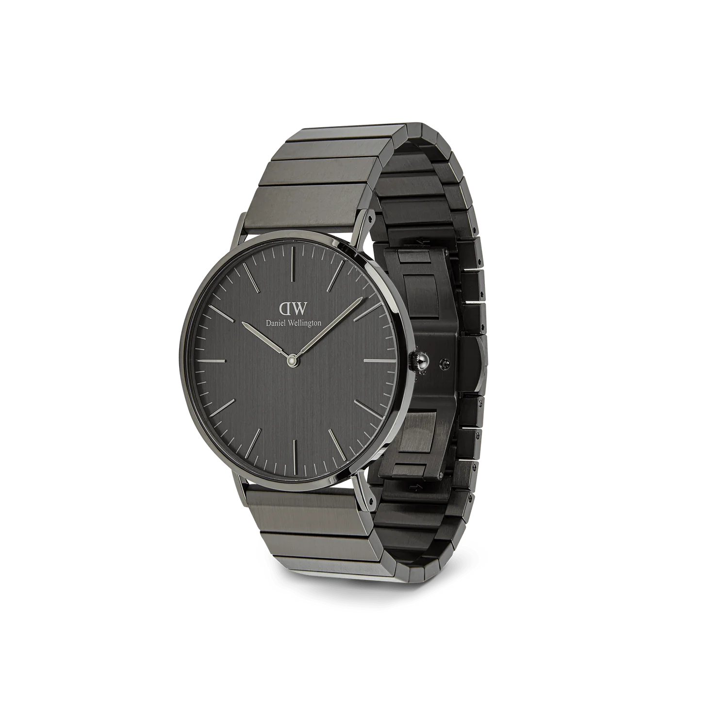 DW Classic Piano Link Watch in Unitone Graphite - 40mm