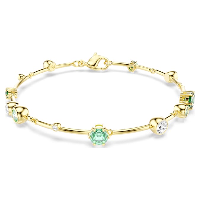 Swarovski Constella Bracelet in Gold-Tone/Green