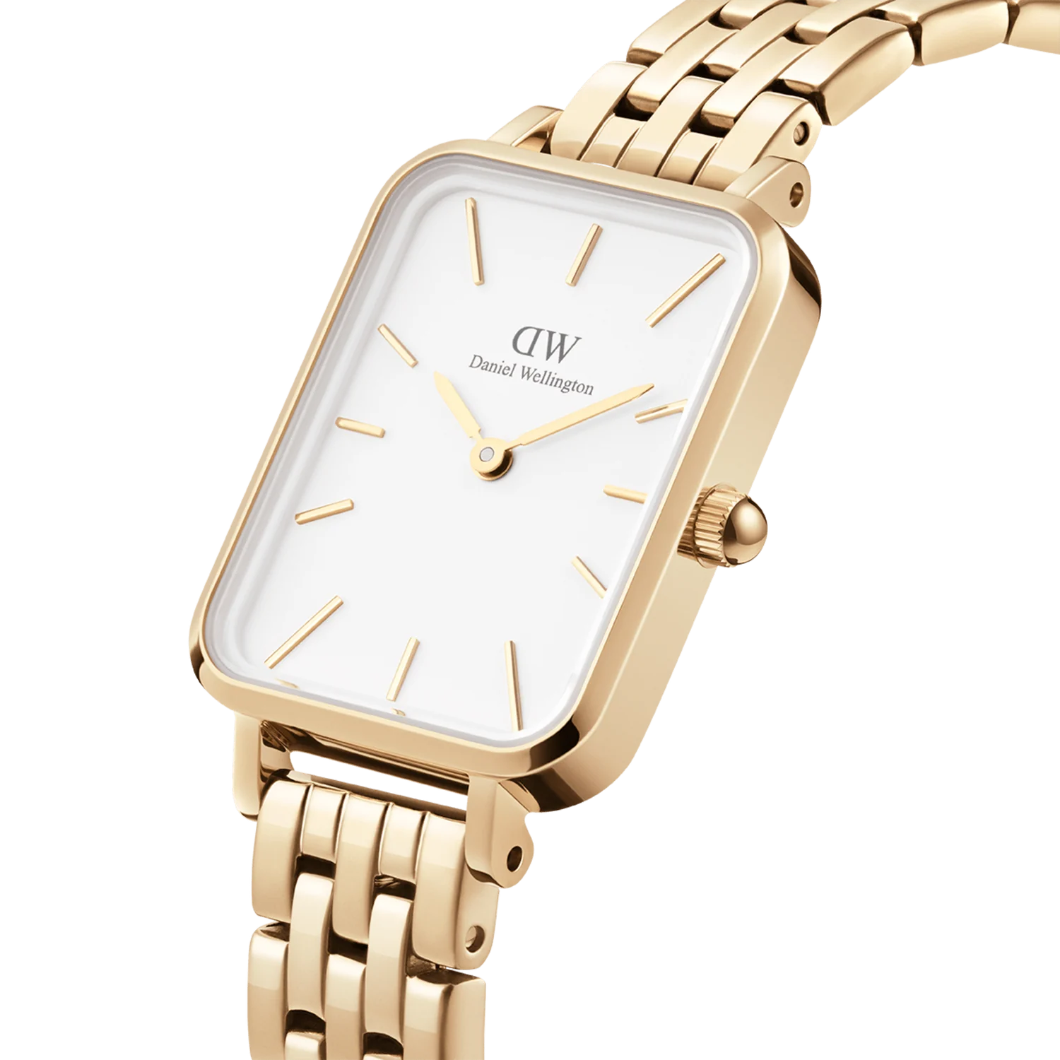 DW Quadro 5-Link Watch in Evergold - 20mm x 26mm