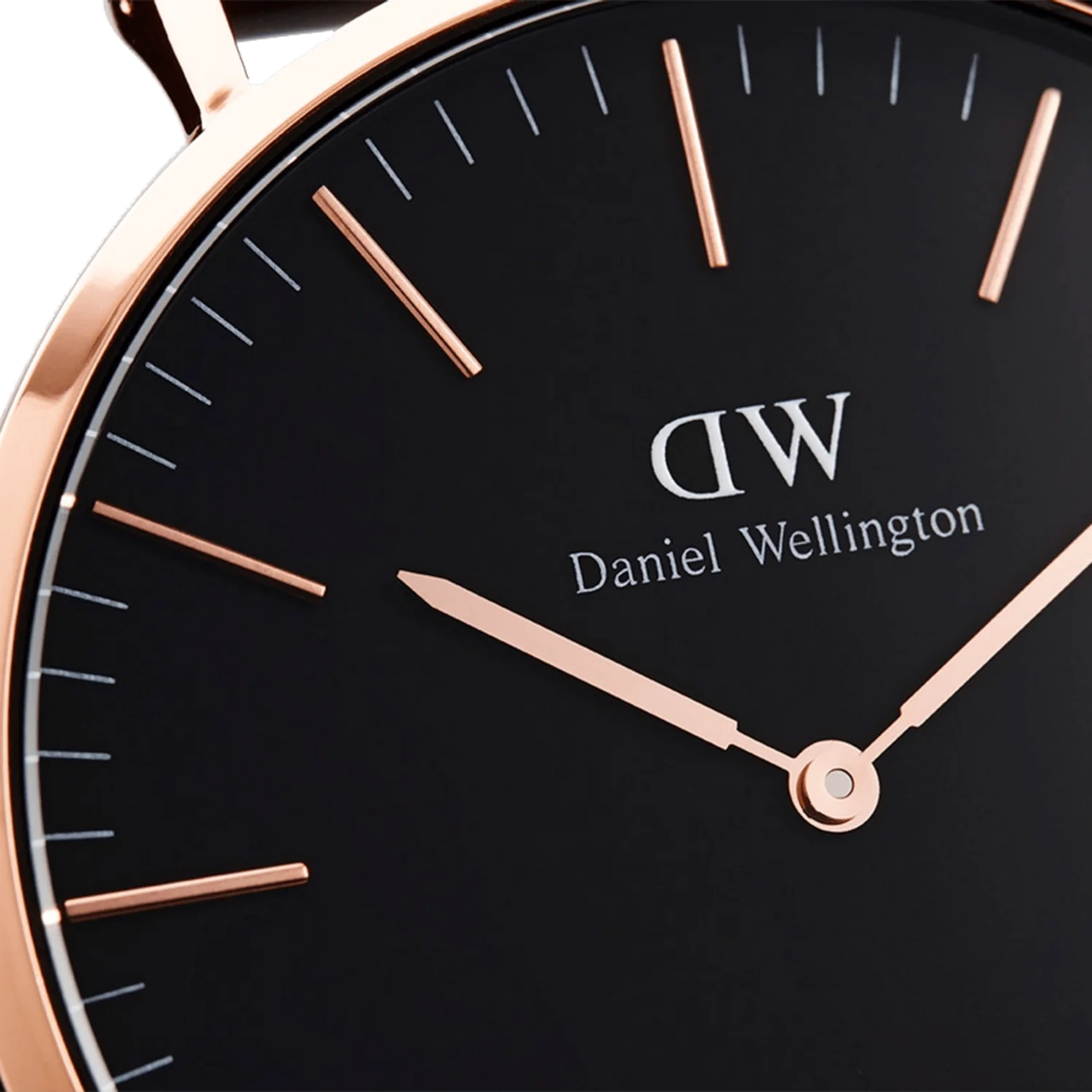 DW Classic St Mawes Watch in Rose Gold/Black - 40mm