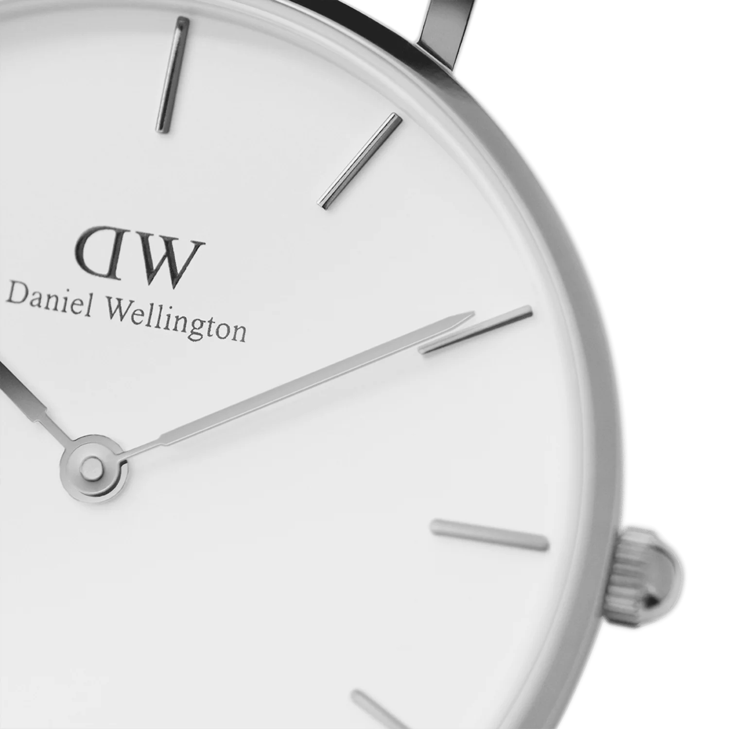 DW Petite Sterling Watch in Silver/White - 28mm