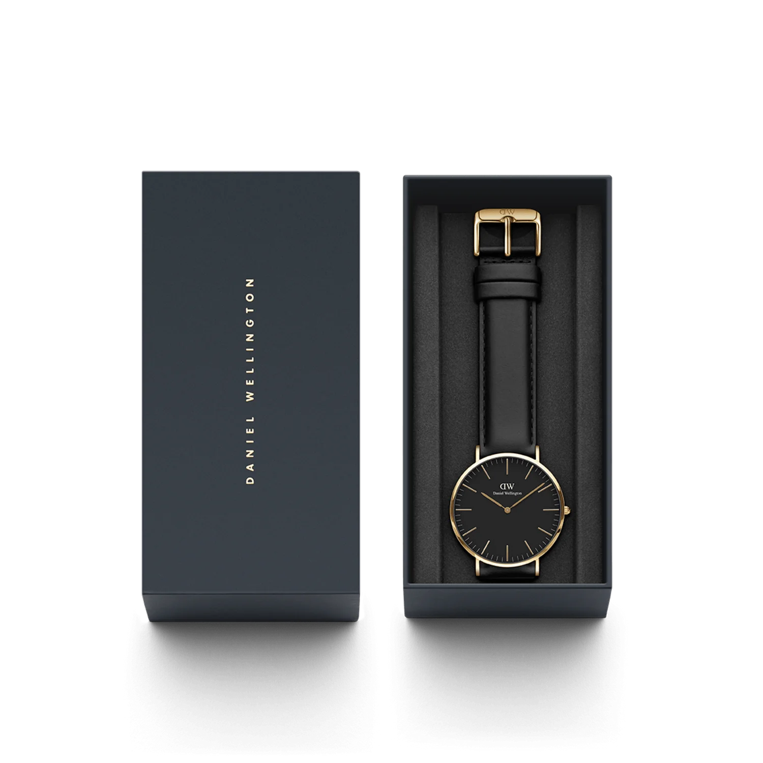 DW Classic Sheffield Watch in Gold/Black - 40mm