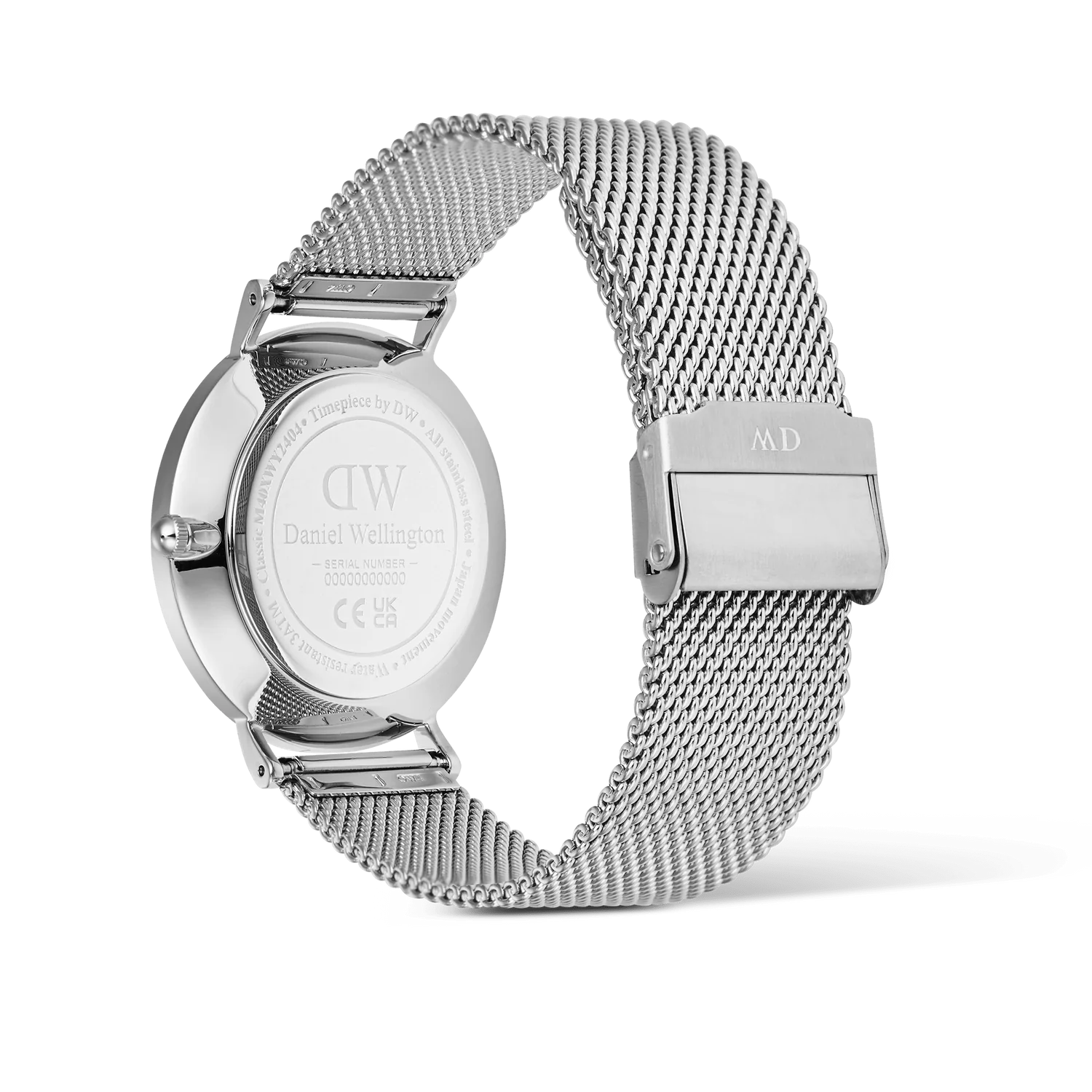 DW Classic Day Display Watch in Sterling Champagne - 40mm