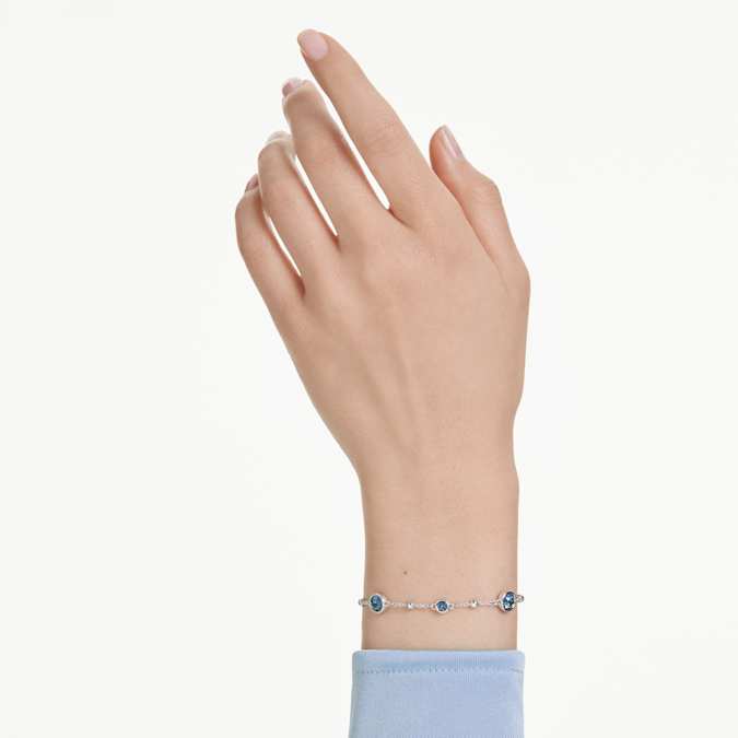 Swarovski Imber Bracelet in Silver Tone/Blue
