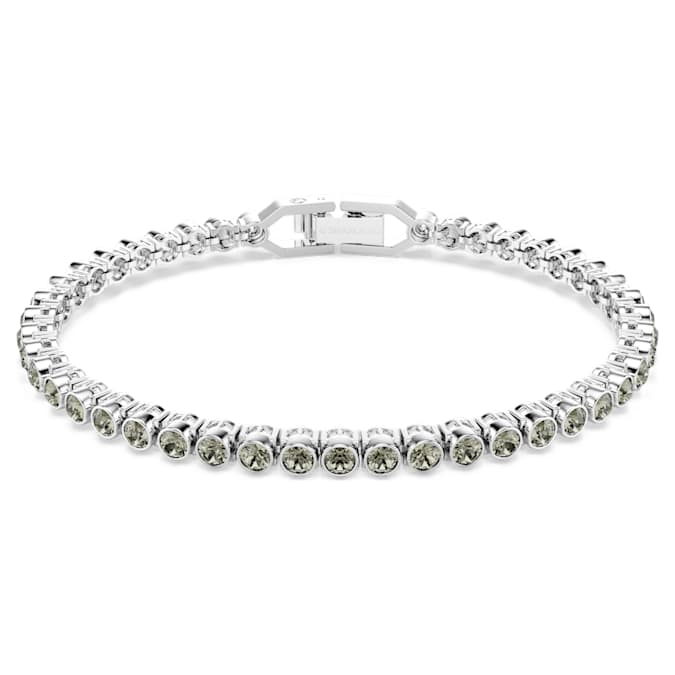 Swarovski Imber Emily Tennis Bracelet in Silver Tone/Grey