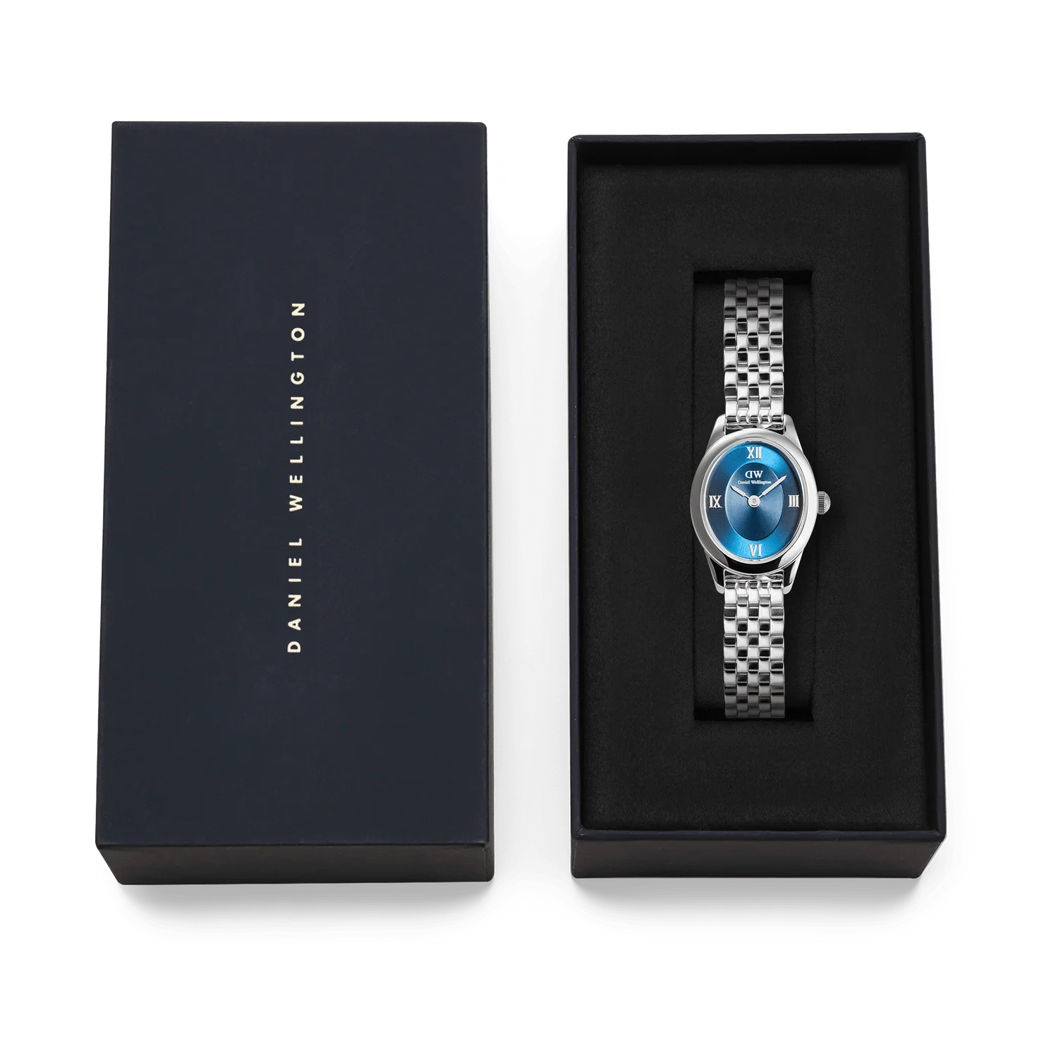 DW Ophelia Mini Arctic Watch in Arctic/Silver- 22mm x 25.5mm