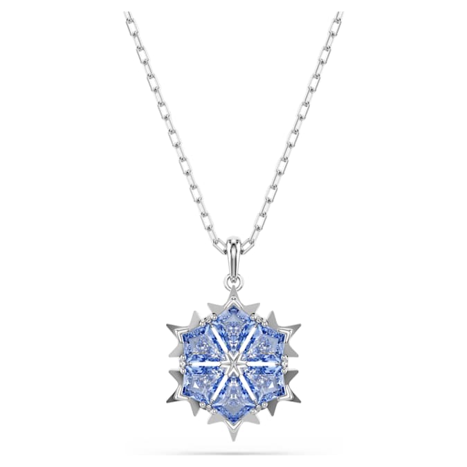 Swarovski Magic Pendant in Silver Tone/Blue