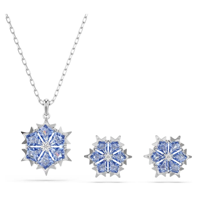 Swarovski Magic Set in Silver-Tone/Blue