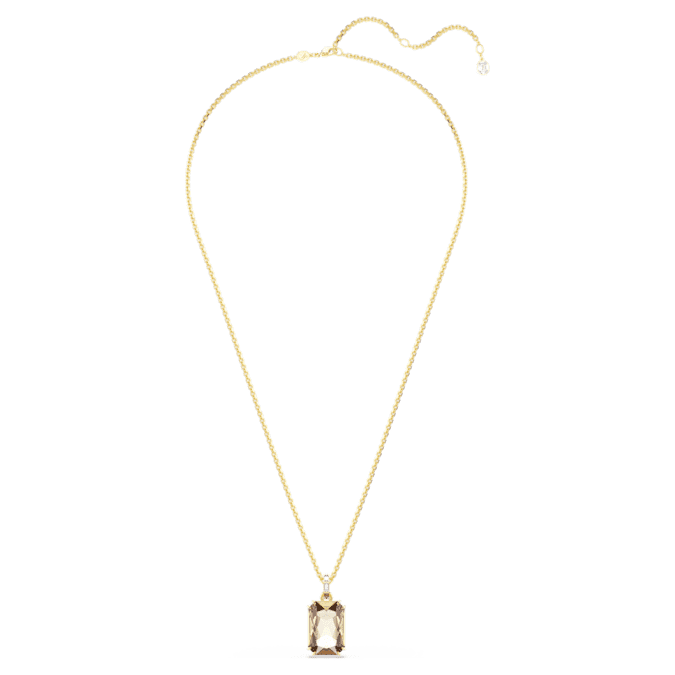Swarovski Millenia Pendant in Gold-Tone/Brown