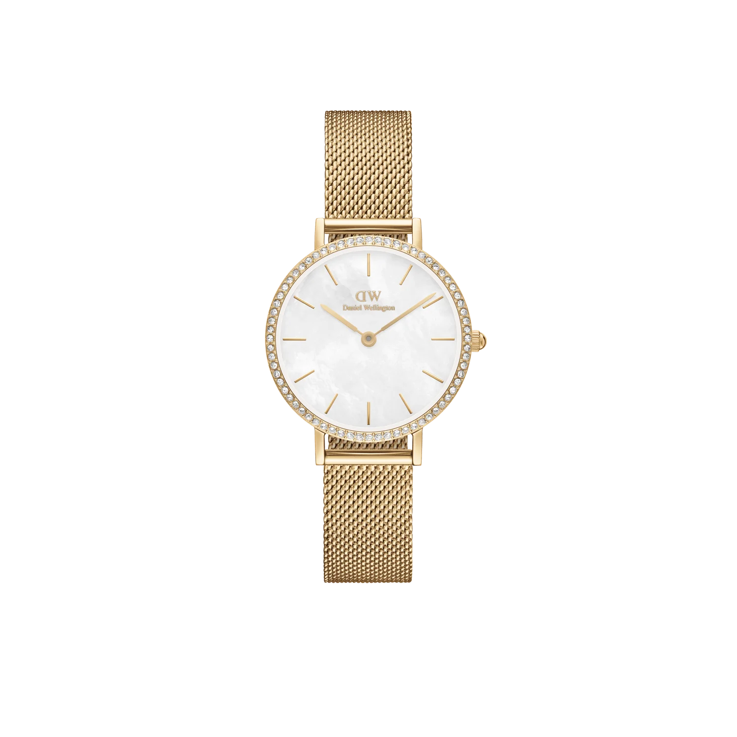 DW Petite Lumine Bezel Evergold Watch in Gold/MOP - 28mm