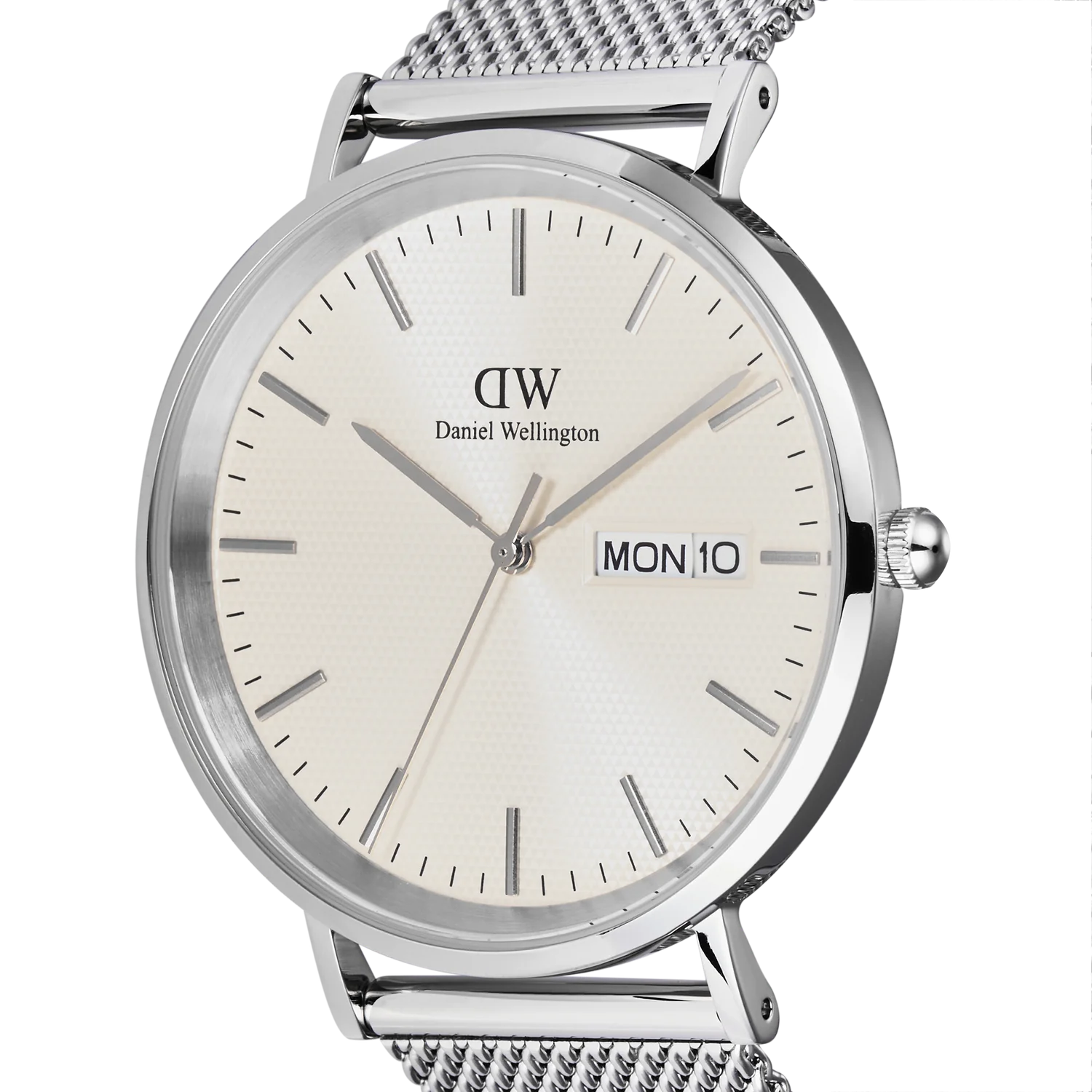 DW Classic Day Display Watch in Sterling Champagne - 40mm