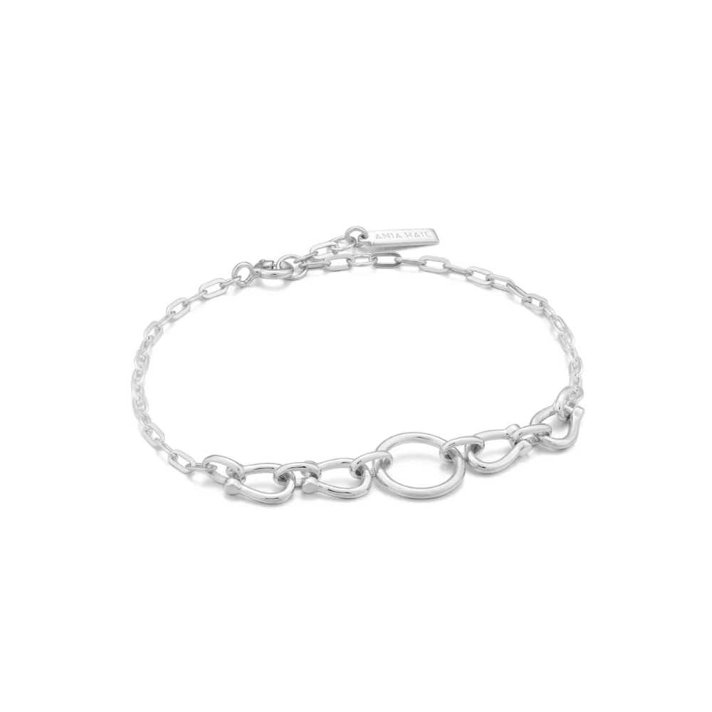 Ania Haie Chain Reaction Horseshoe Link Bracelet