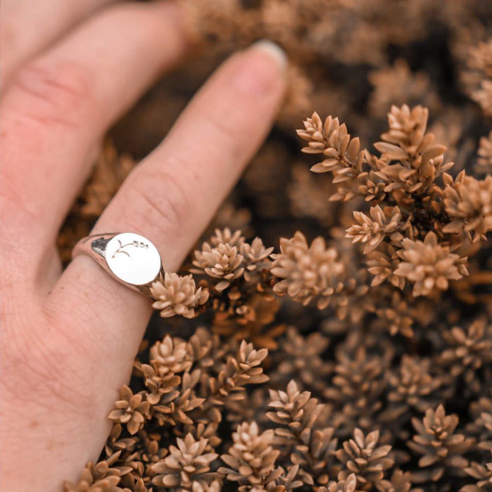 Forever Wild Sterling Silver Lavender Ring