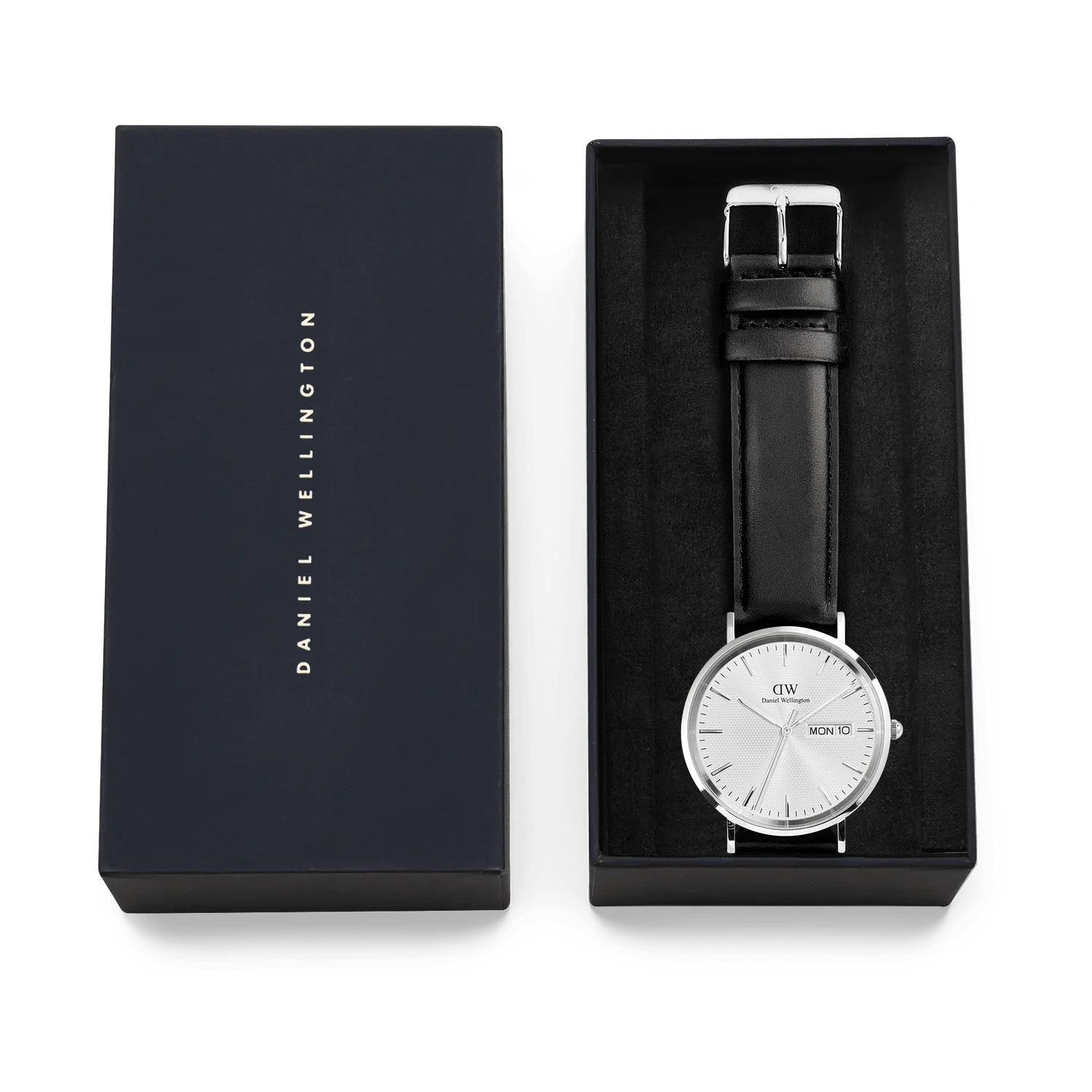 DW Classic Day Display Sheffield Watch in Silver - 40mm
