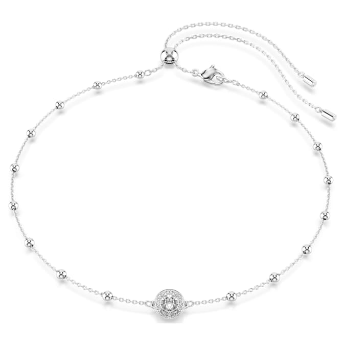 Swarovski Una Angelic Pendant in Silver-Tone/White