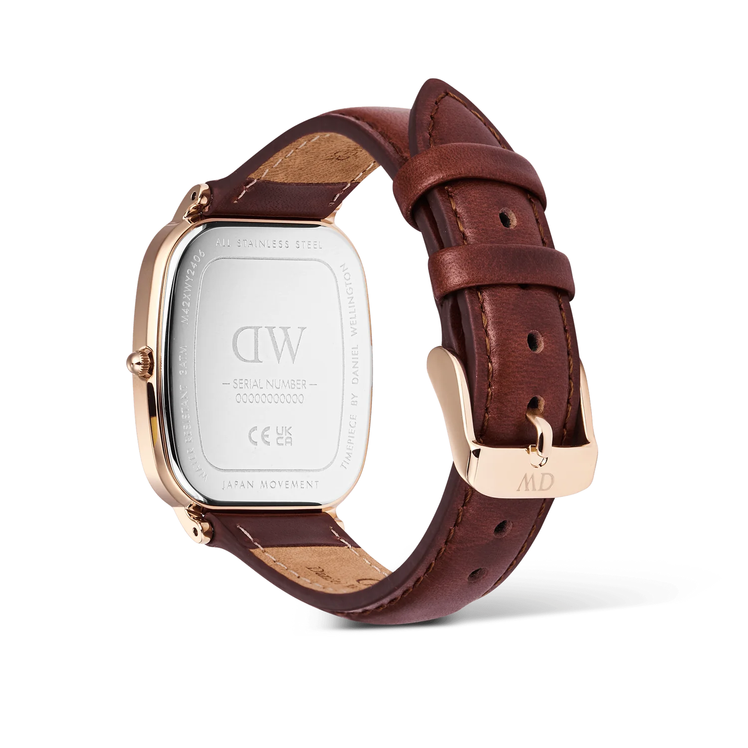 DW Marlon St Mawes Watch in Linen/Rose Gold  - 32mmx36.3mm
