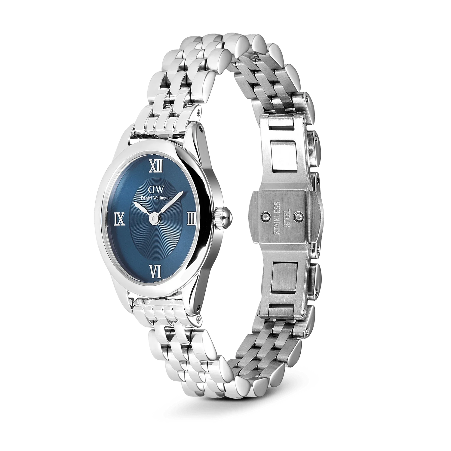 DW Ophelia Mini Arctic Watch in Arctic/Silver- 22mm x 25.5mm